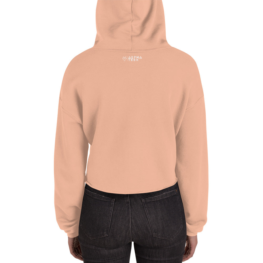 Alpha Starburst Crop Hoodie