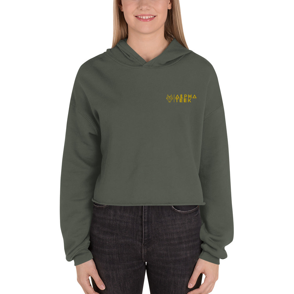 Alpha Minimalist Crop Hoodie II
