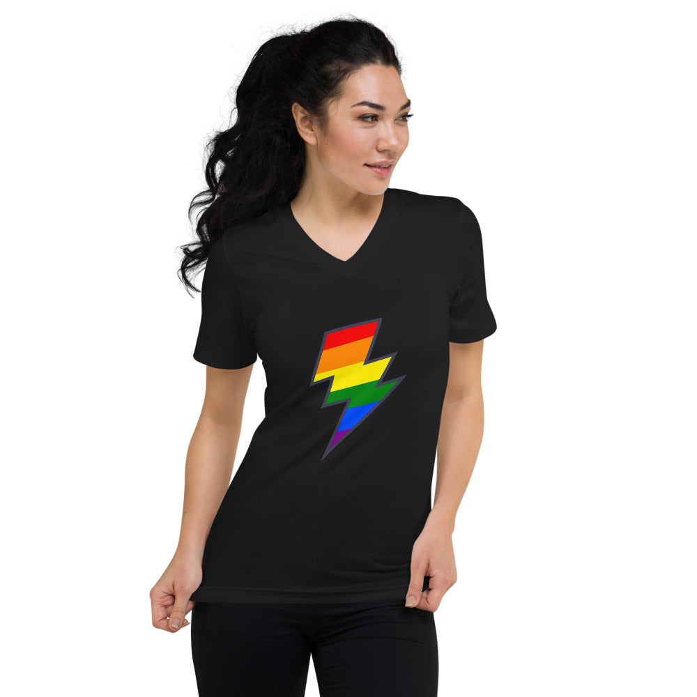 Alpha Pride V-Neck Top