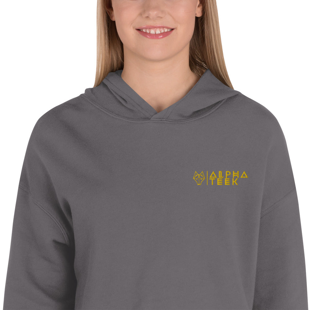 Alpha Minimalist Crop Hoodie II