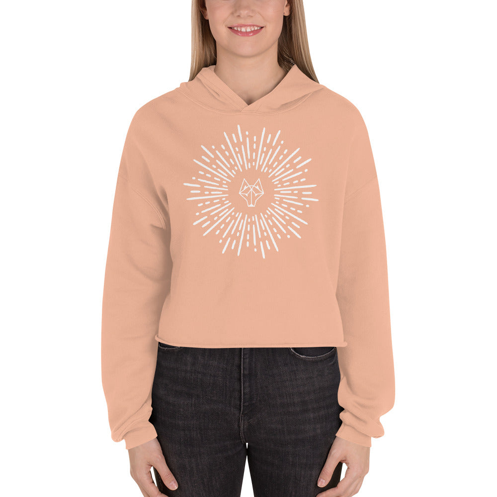 Alpha Starburst Crop Hoodie
