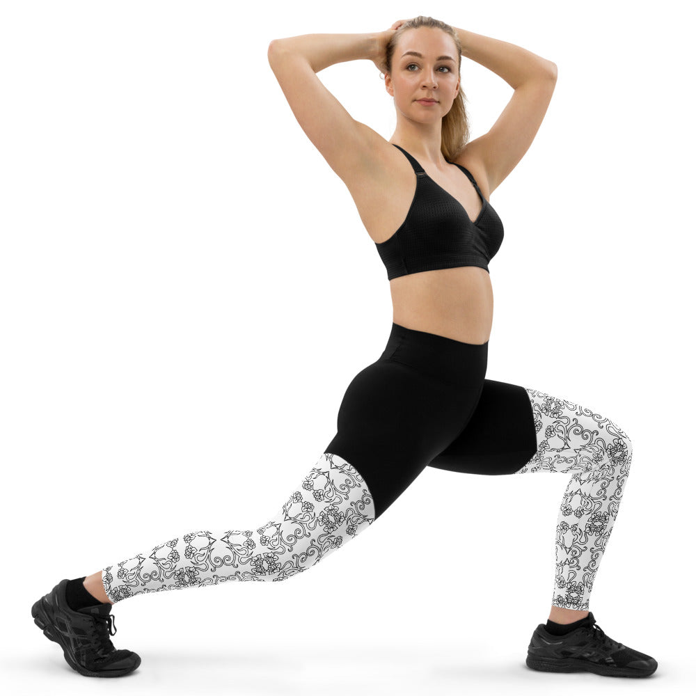 Alpha Flower Sports Leggings
