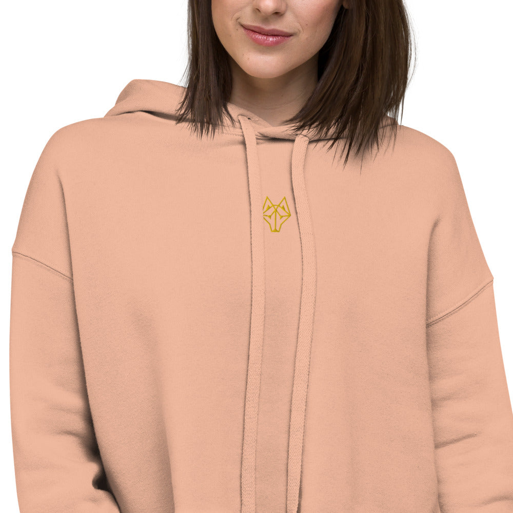 Alpha Minimalist Crop Hoodie Centered