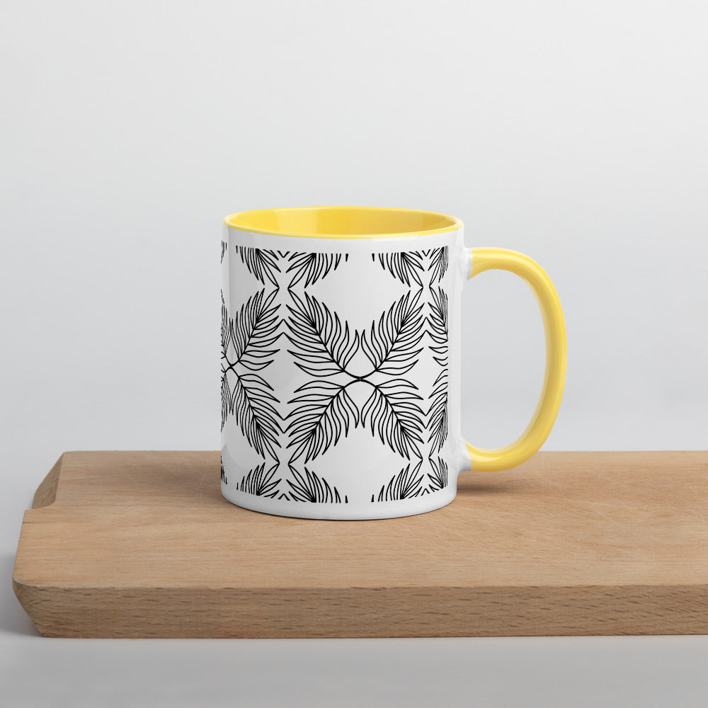 Alpha Leaf Mug with Color Inside