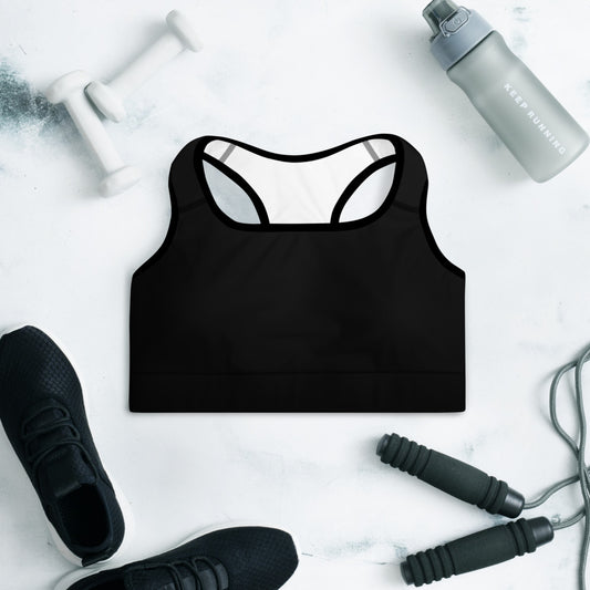 Alpha Noir Minimalist Padded Sports Bra