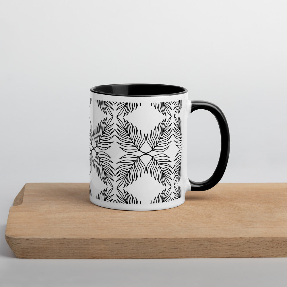 Alpha Leaf Mug with Color Inside