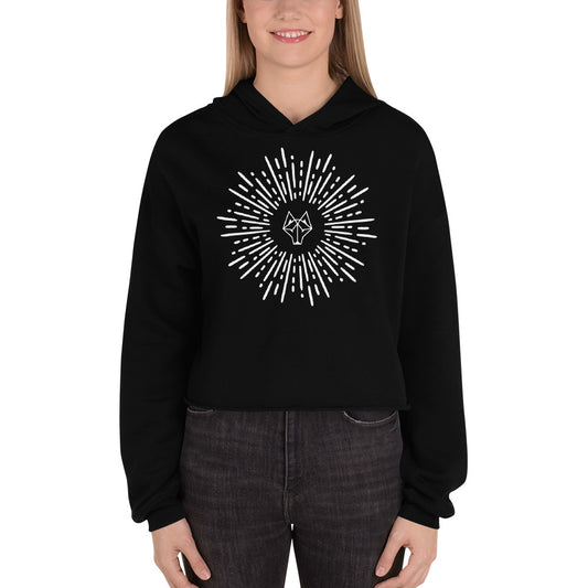 Alpha Starburst Crop Hoodie