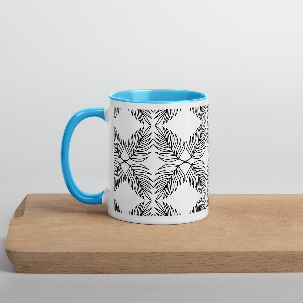 Alpha Leaf Mug with Color Inside