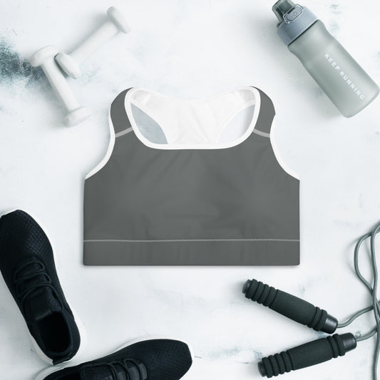 Alpha Grise Minimalist Padded Sports Bra