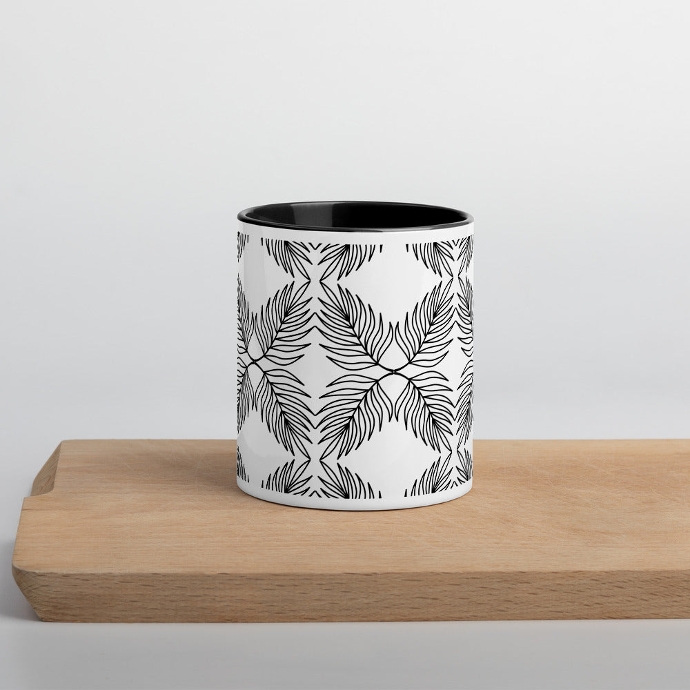 Alpha Leaf Mug with Color Inside