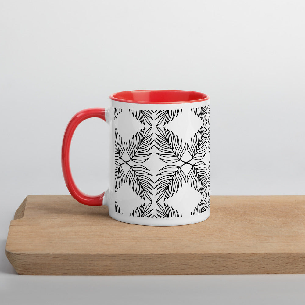 Alpha Leaf Mug with Color Inside