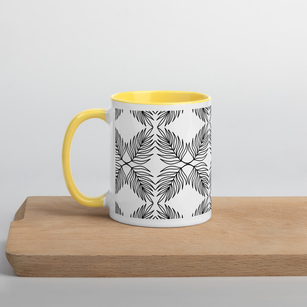 Alpha Leaf Mug with Color Inside