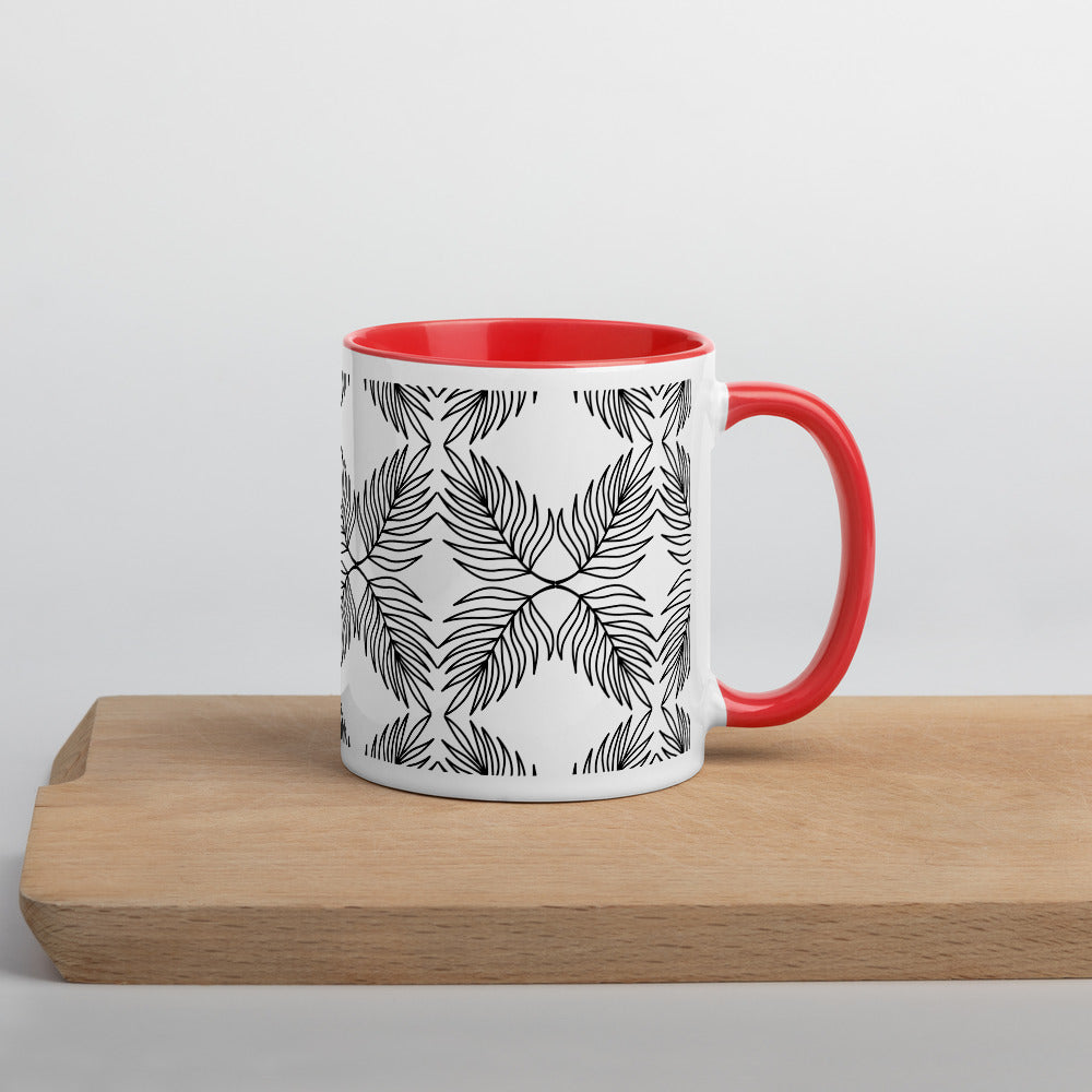 Alpha Leaf Mug with Color Inside