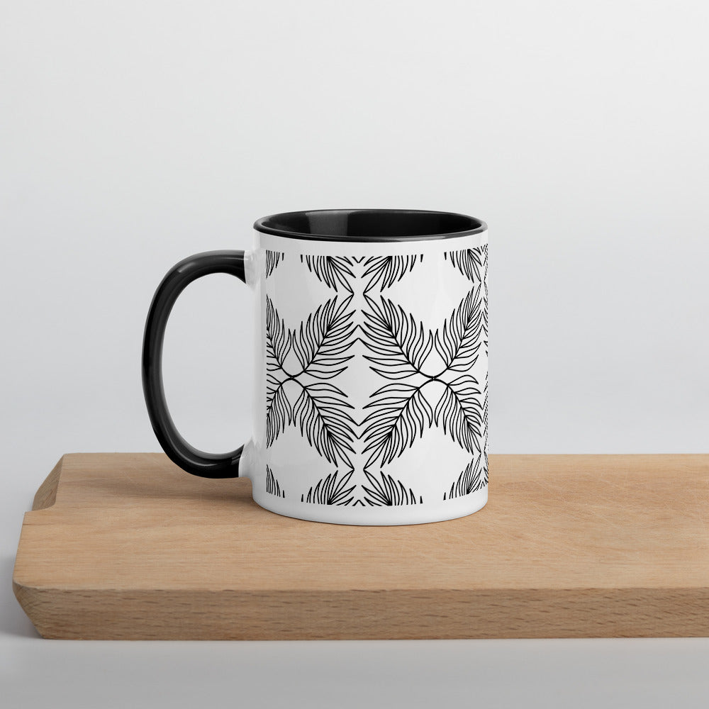 Alpha Leaf Mug with Color Inside