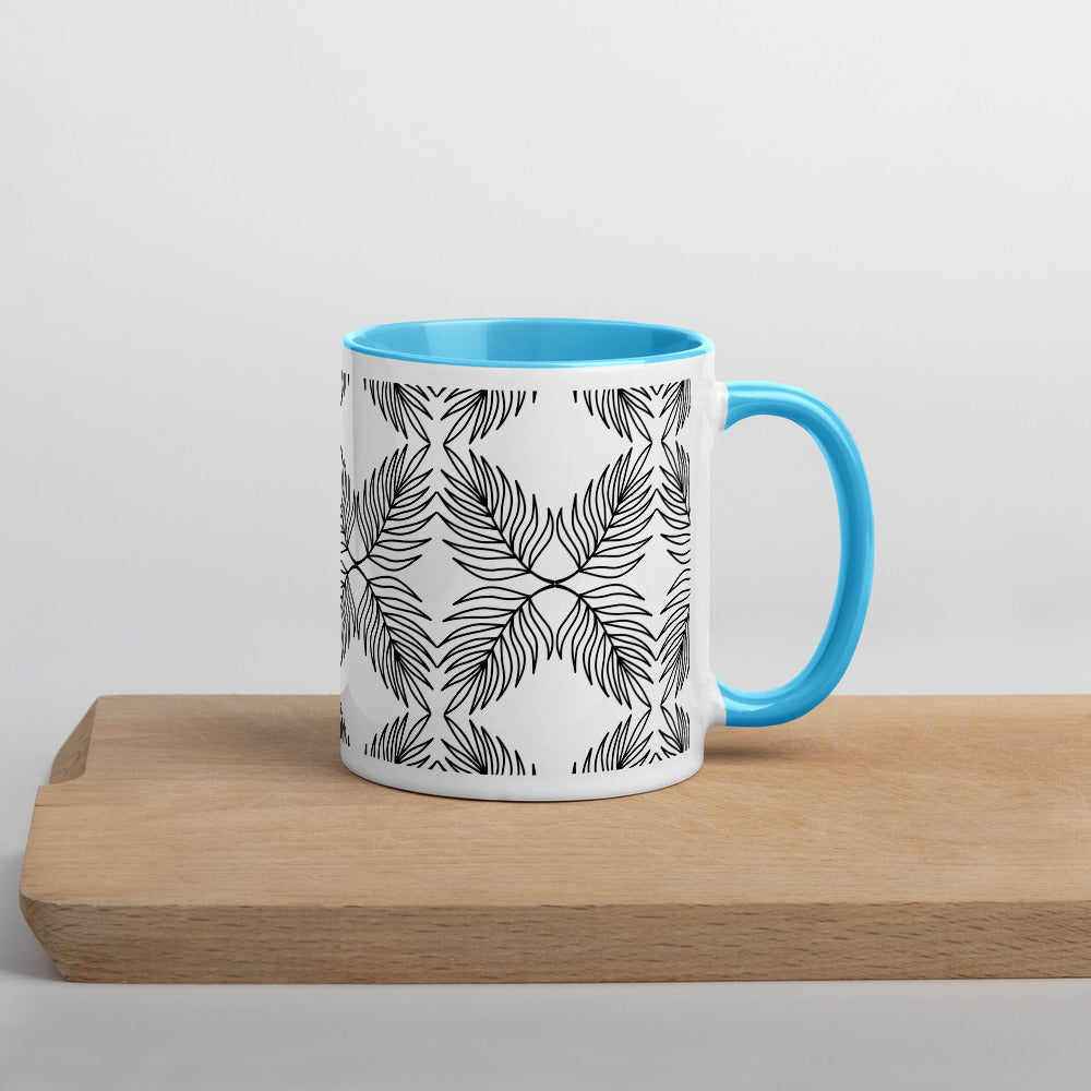 Alpha Leaf Mug with Color Inside